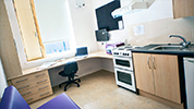 view of studio flat