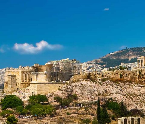 an ancient medieval town