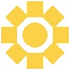 Yellow sun icon